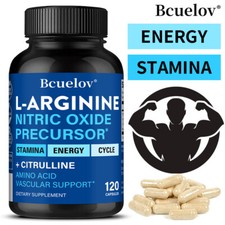 L-Arginin + L-Citrulline Extra Strength Nitric Oxide & Circulation Boost