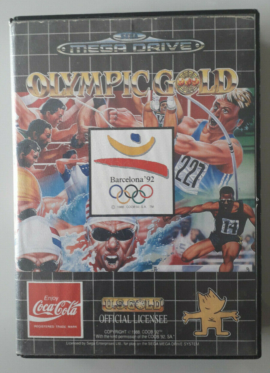 Jeu SEGA MEGADRIVE "OLYMPIC GOLD BARCELONA 92" en boîte sans notice PAL (N°768S)