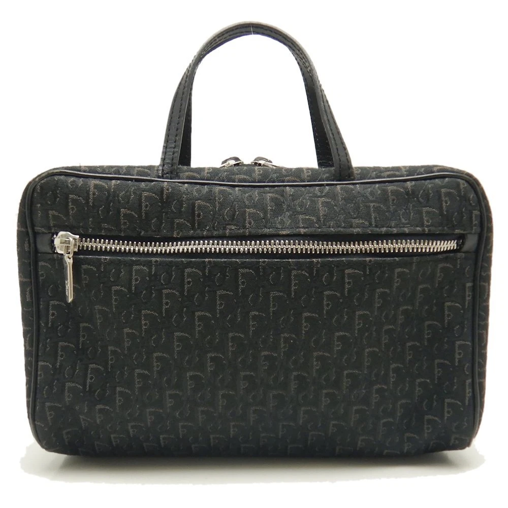 Sac à main Dior Vérité de Voyage Trotter toile/cuir noir/252447