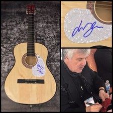 GFA Wings Guitarist * LAURENCE JUBER * Signed Acoustic Guitar PROOF L2 COA