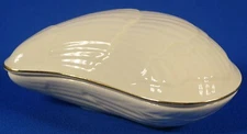 Lenox Shell Trinket with Gold Rim