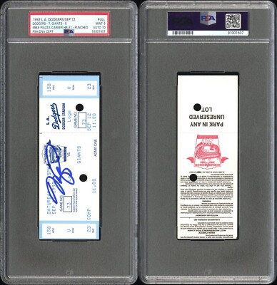 直筆サイン JUNSKY WALKER TOUR 92-93 STARBLUE 1992 World Series Game 1 PSA Ticket Stub Blue Jays First MLB in