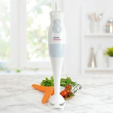 Hand Blender Electric Stick Mixer - 2 Speed Handheld Processor 200W - White