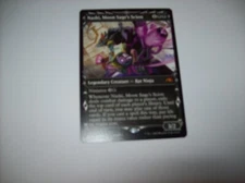 MTG Showcase Kamigawa Neon Dynasty NEO Nashi, Moon Sage's Scion NM Free Shipping