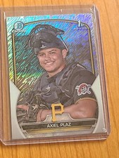 2023 Bowman Draft 1st Axiel Plaz Chrome Shimmer Refractor RC