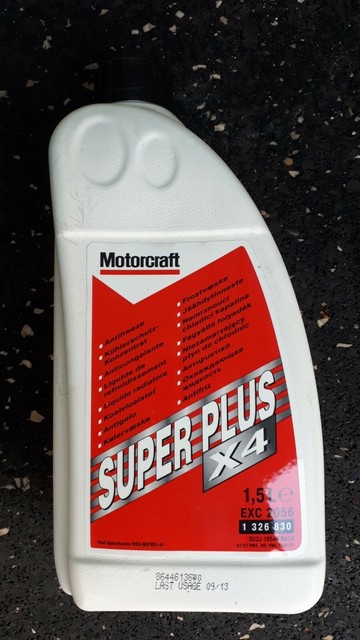 Антифриз motorcraft super plus