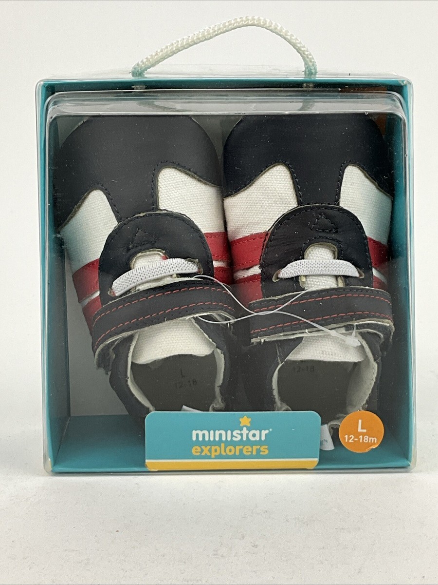Baby Ministar Explorers By Bobux Genuine Leather Sports Shoe Large