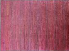 8' 9" X 12' 1" Super Savannah Gabbeh Hand-Knotted Wool & Silk Rug - Q18844