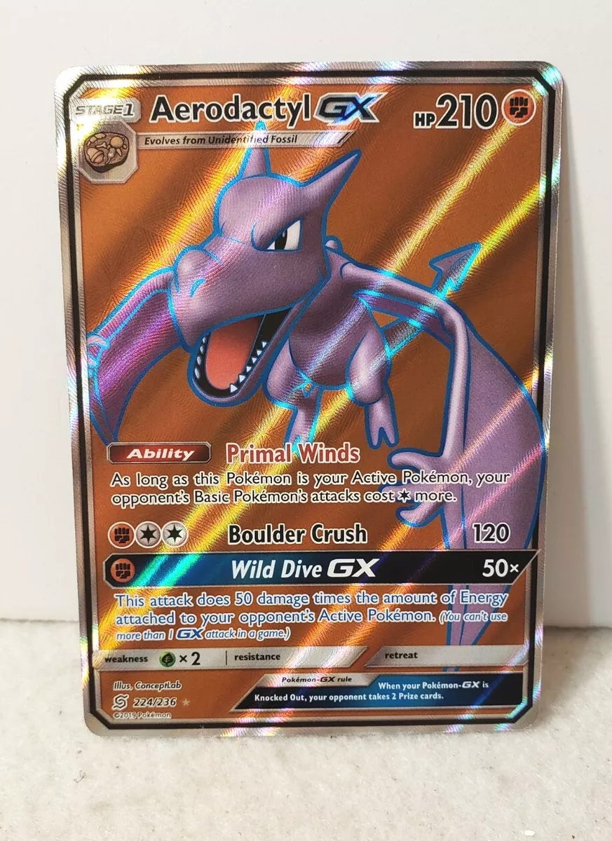 Aerodactyl GX Full Art - 224/236 - Unified Minds