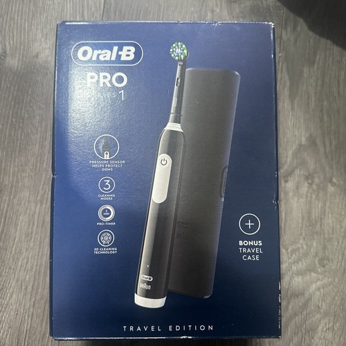 ORALB Pro Series 1 Electric Toothbrush Black with Travel Case. eBay