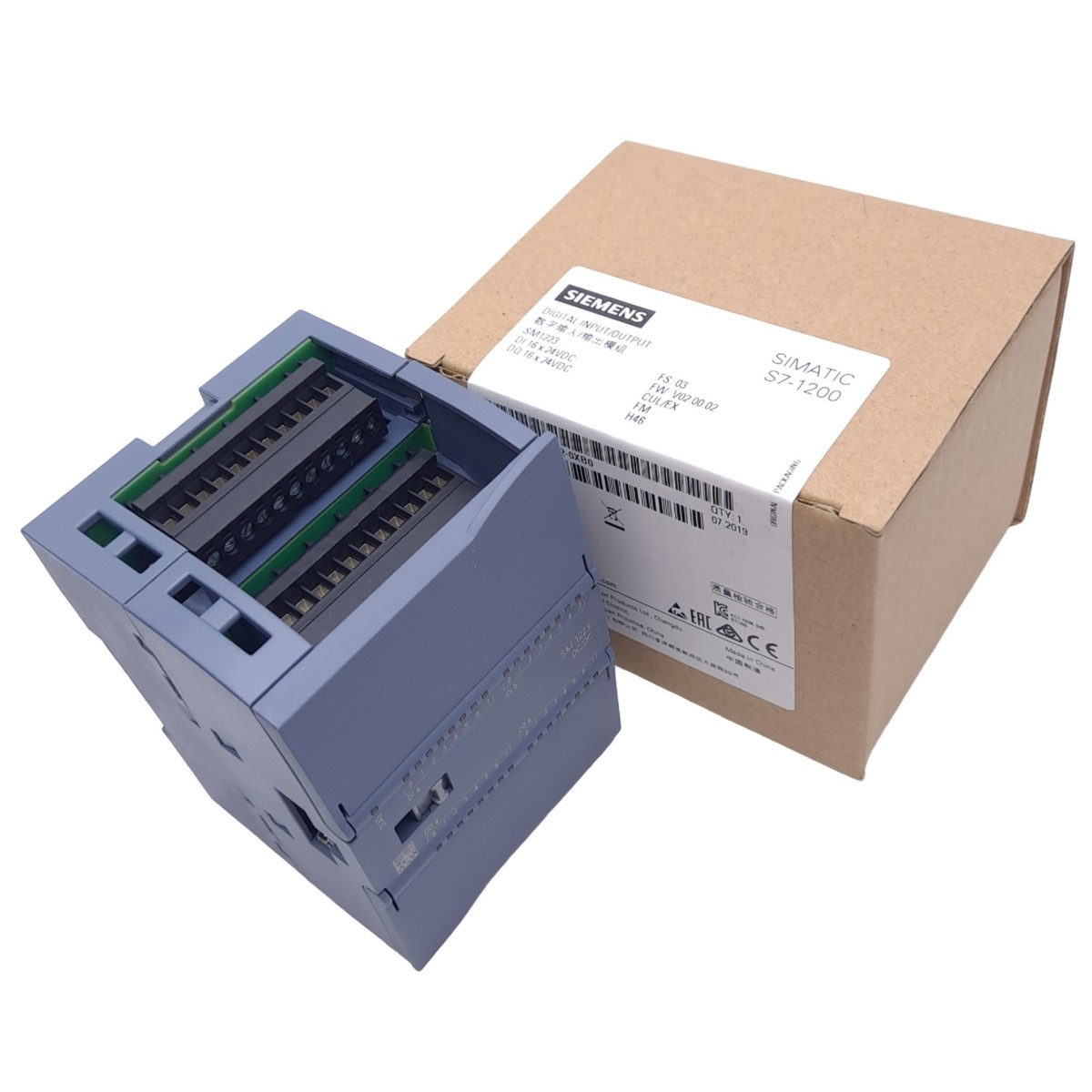 Siemens 6ES7 223-1BL32-0XB0 SIMATICS S7-1200 SM 1223 DC/DC PLC, 16