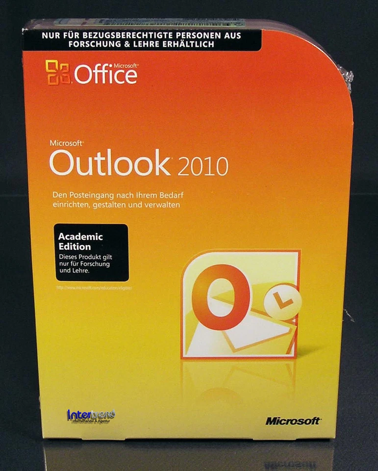 Microsoft Office Outlook 2010 Vollversion Box + DVD EDU + Zweitinstallation OVP - Bild 4 von 4