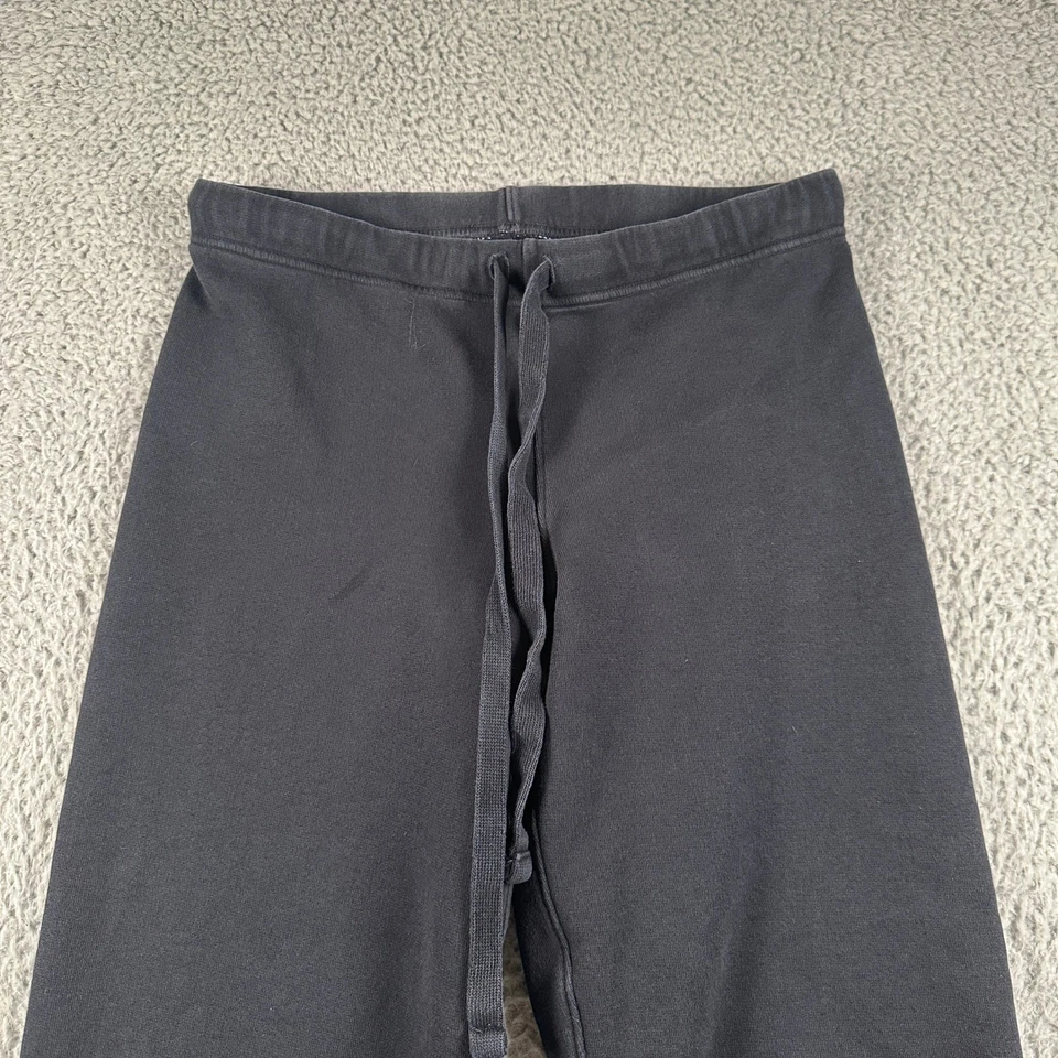 Frank & Eileen Catherine Cropped Wide Leg Triple Fleece Sweatpants Size XS Black - Image 2 of 4