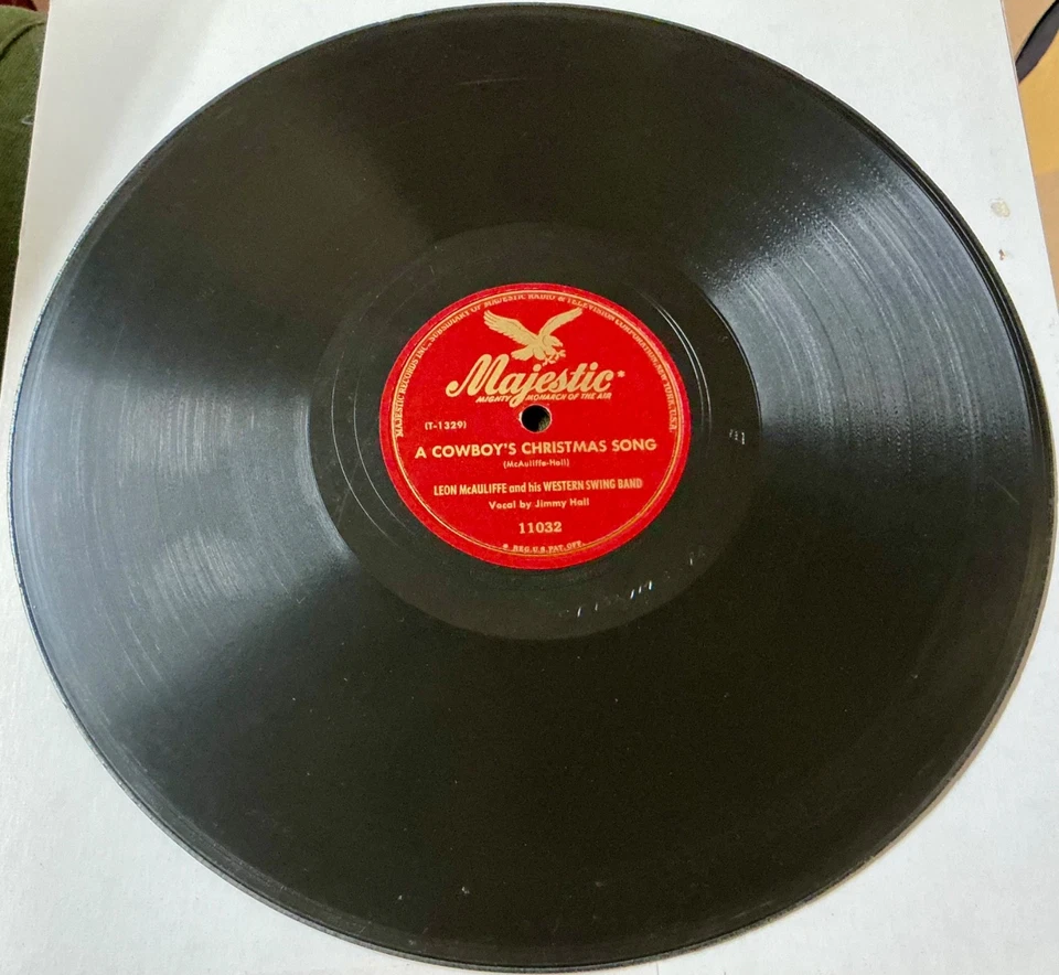 Leon McAuliffe & Western Swing Band 78 Tulsa Straight Ahead MAJESTIC M- HEAR - Image 3 of 3