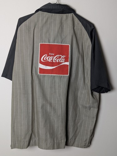 Perma-Neat Coca-Cola Work Uniform Set Shirt Large + Pants Vintage