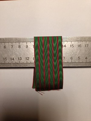 Moiré ribbon, antique for the Croix de guerre 1914-1918.