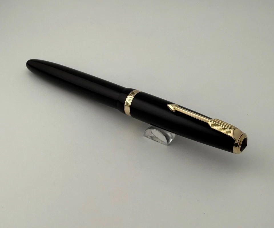 Pluma Estilográfica Parker Duofold MAXIMA De Colección Oro 18K Nuevo en Caja - Inglaterra Foto 2 de 4