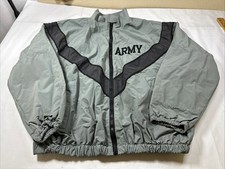 Army Mens IPFU Nylon Reflective Windbreaker Jacket Grey Sz- M Reg 2919