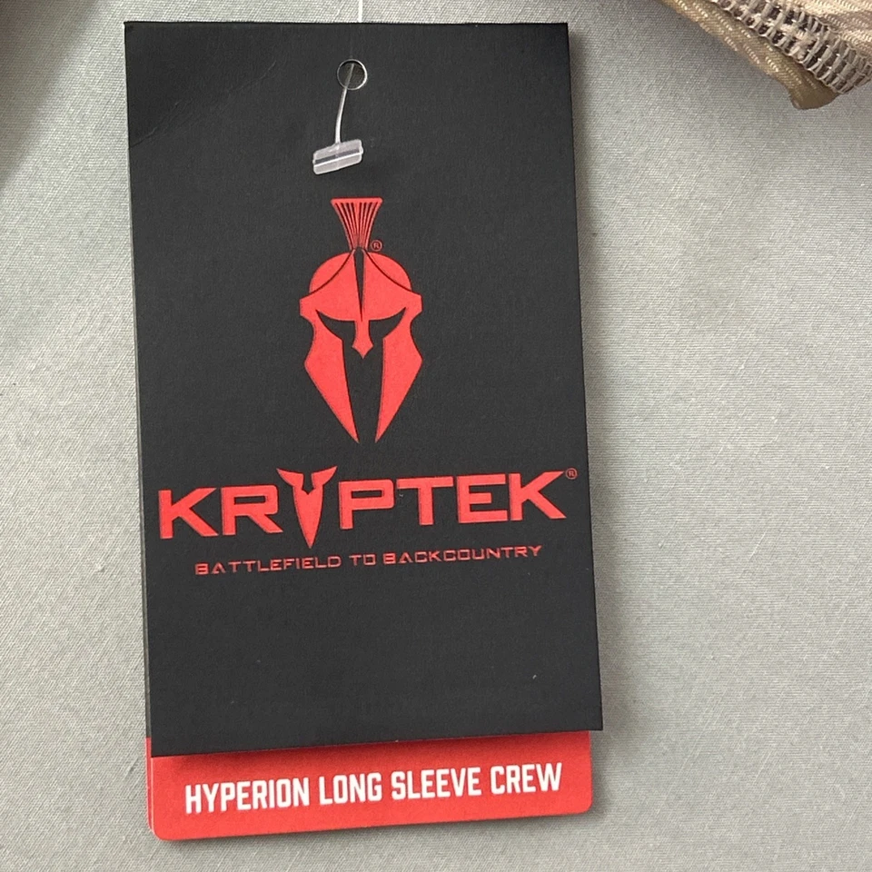 Kryptek Hyperion Long Sleeve Crew Mens Large Camo Hunting Outdoors - Image 3 of 4
