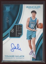 2024-25 Panini Immaculate Tag Tidjane Salaun Rookie Auto Patch 1/1