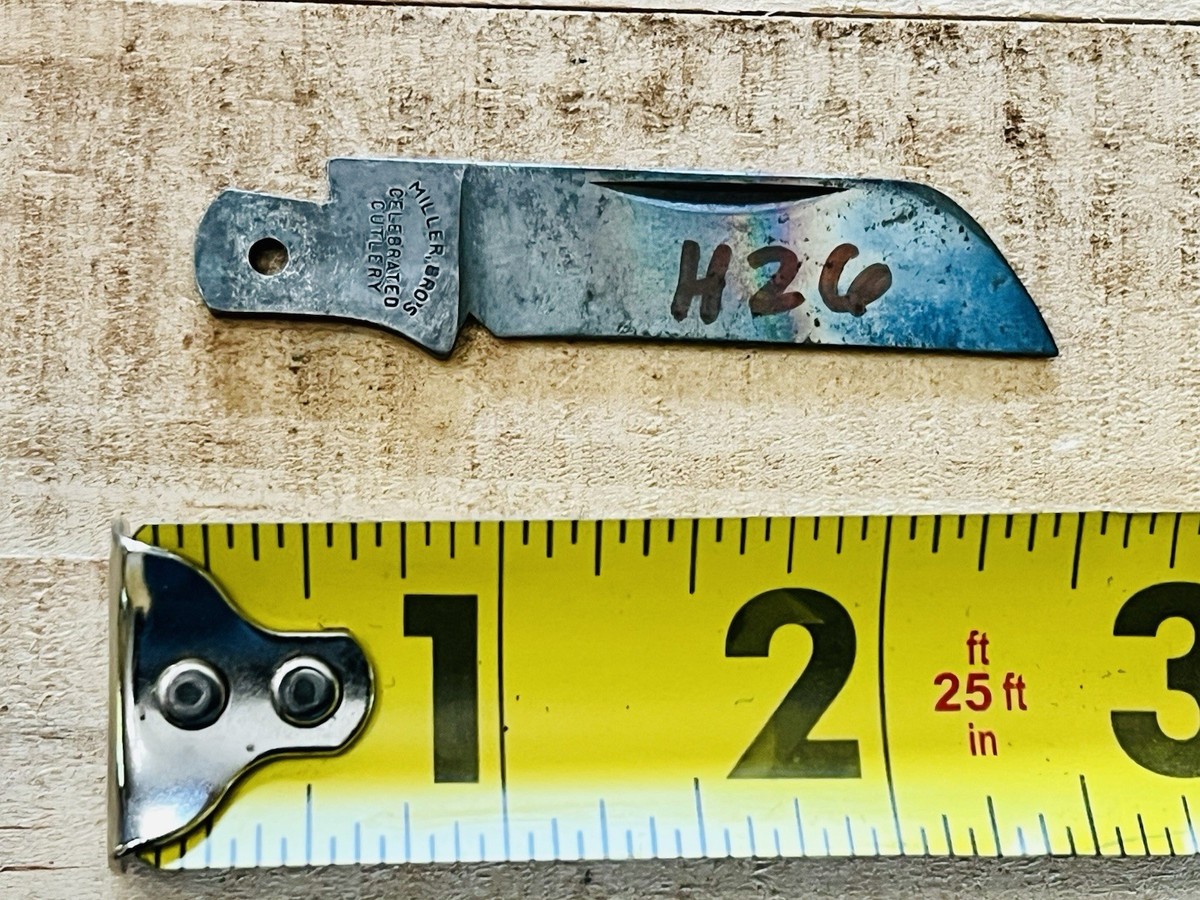 MILLER BROS CUTLERY MERIDEN CT SHEEPSFOOT KNIFE BLADE PARTS