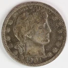 F/VF Dark 1901 Barber Quarter