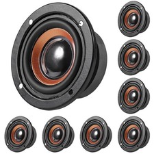 ACEIRMC 4pcs 4Ohm 5W Full Range Audio Speaker Stereo Woofer 8pcs 63mm