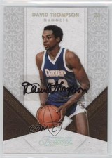 2009 Timeless Treasures Silver Signatures 20/25 David Thompson #88 Auto HOF 0l2