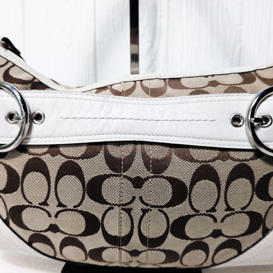 COACH One Shoulder Bag Signature Y2K Leather Soho - Gem
