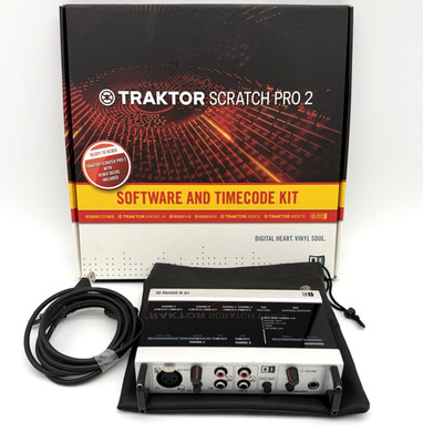 Native Instruments Audio 8 DJ Audio Interface + Scratch Pro 2 Timecode Kit