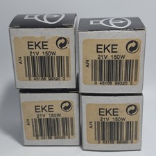 Lot of 5 GE EKE Quartzline Lamp 21V 150W 35200 MR16 Halogen Projector Bulbs NIB