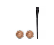 bareMinerals Bisque Concealer Duo with Angled Perfector Brush