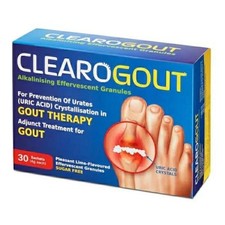 3 Boxes Live-Well Clearogout For Gout 30s Alkanising Effervescent Granules