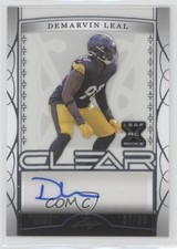 2022 Leaf Trinity Clear Auto Silver 57/99 DeMarvin Leal #CA-DL1 Auto 0a17