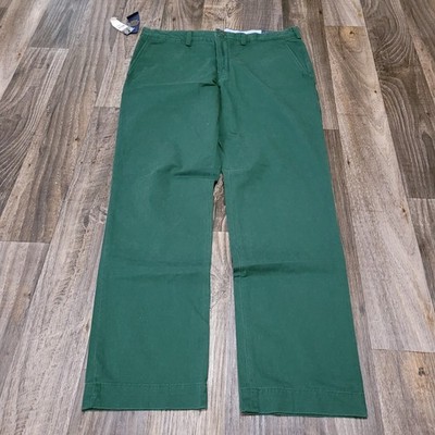 Polo Ralph Lauren Straight Chino Pants Mens 36x32 Green