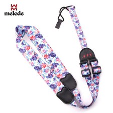 New Ukulele Strap 4cm Heavy Duty Small Floral Print Comfortable Adjustable Soft