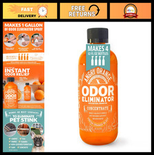 Pet Odor Eliminator - 8oz Citrus Concentrate for Dog  Cat Pee on Carpet, Grass,