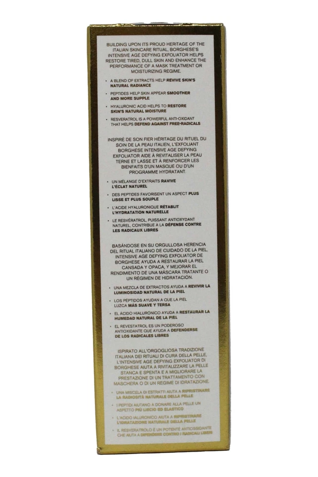 Esfoliante Borghese Roma Intensive Age Defying 3,5 onças - Imagem 3 de 4