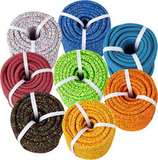 15-525 Double Braided Arborist Static Rope   11Mm X 125Ft with Steel Hook, 5400L