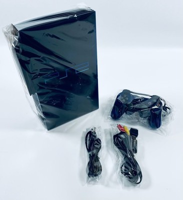 🌌 SONY PS2 SCPH-50000 Midnight Blue Console HDD Set Japan Tested