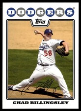 2008 Topps Chad Billingsley Los Angeles Dodgers #194