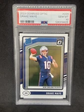 2024 Donruss Optic #229 Drake Maye Patriots RC Rookie PSA 10 GEM MINT