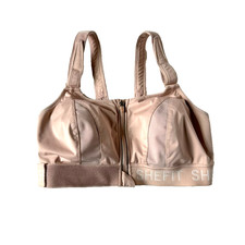 Shefit Women 3 Luxe Ultimate Sport Zip Front Support Bra pink Padded High Impact