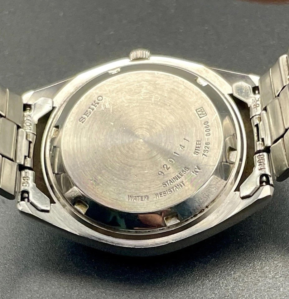 Seiko 5 7S26-0060 Automatic Black Dial Men's Watch Excellent ! - Image 4 of 4