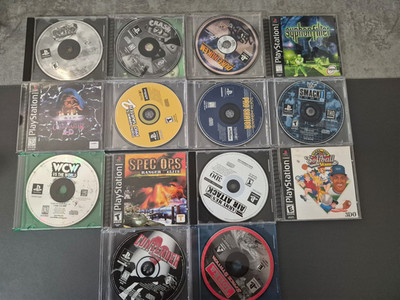 PS1 Game Bundle (14 Games) Tested and Working Playstation PSX