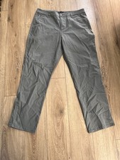 ASOS DESIGN Men's Chinos W34 L30 Straight Leg Trousers Khaki Grey Smart Casual