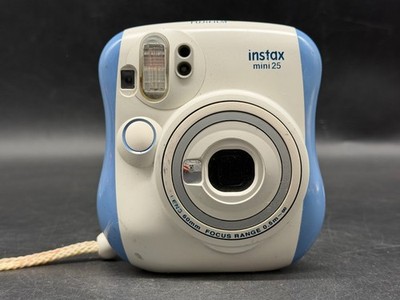 Fujifilm Instax Mini 25 Sofortbildkamera Weiß Blau Geprüft
