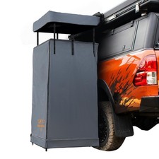 SanHima Awning Shower Tent with Roof - Car Side Shower Room w/LED Light, Camp...