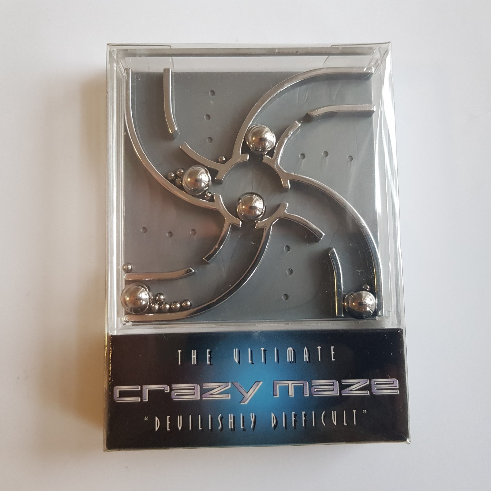 Loncraine Broxton Crazy Maze Puzzle #2 Brain Teaser ball vintage 1998 Britain