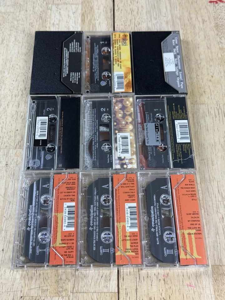 Lot of 9 Prince Cassette Tapes Purple Rain Emancipation  Come Diamond Gold NPG - Image 3 of 4